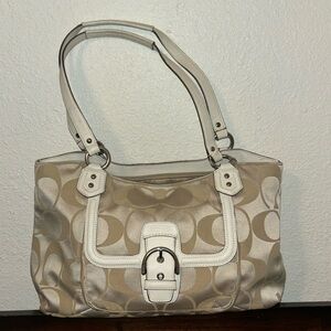 Coach Womens Campbell Signature Belle  Shoulder Handbag